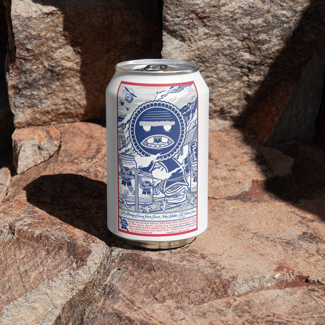Pabst Blue Ribbon Art Can '22