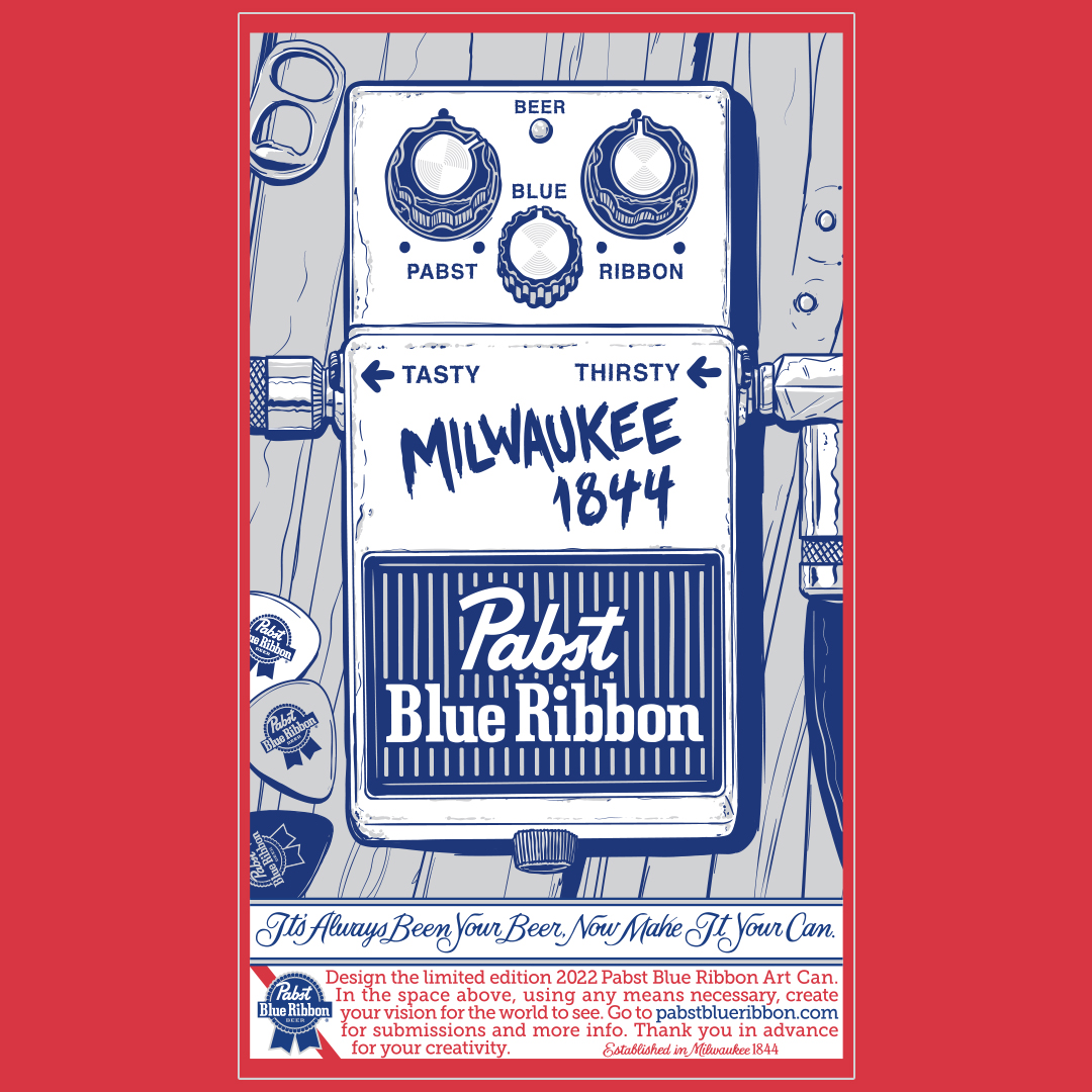 Pabst Blue Ribbon Art Can '22